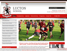 Tablet Screenshot of luctonschool.org